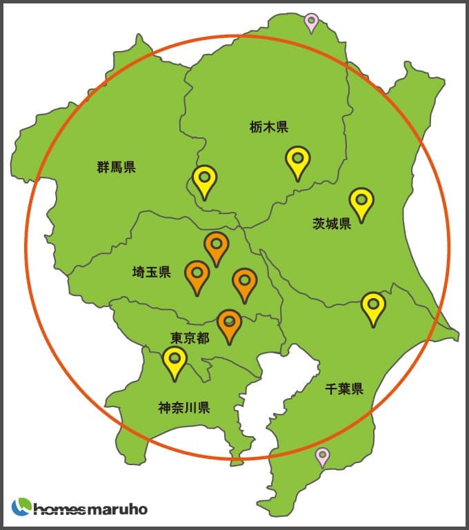 関東一円物流体制